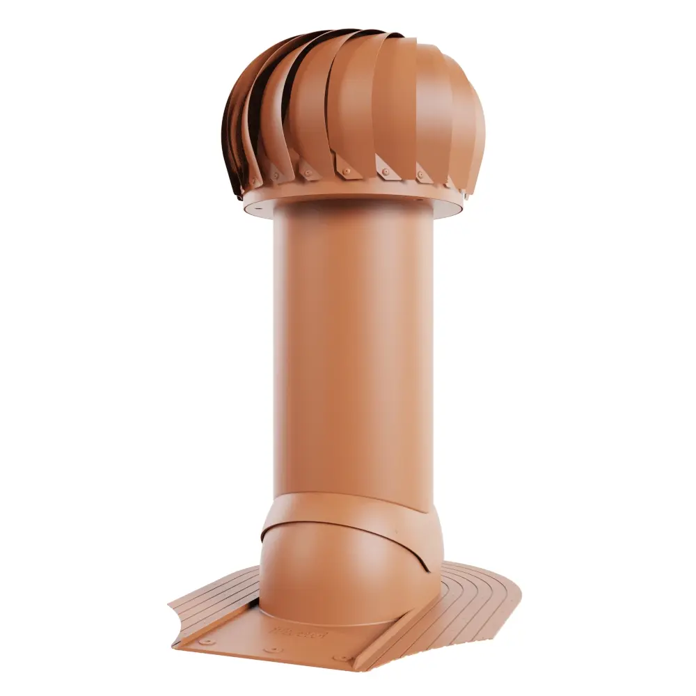 Роторная вентиляция для мягкой кровли при монтаже