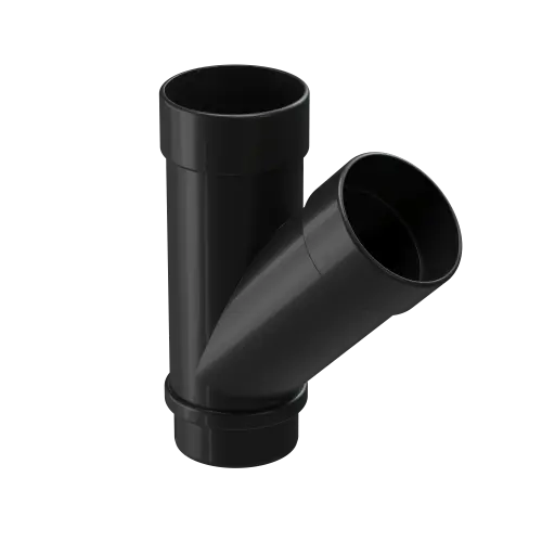 Тройник 45˚ водосточной трубы Lux Тройник 45˚ водосточной трубы Lux