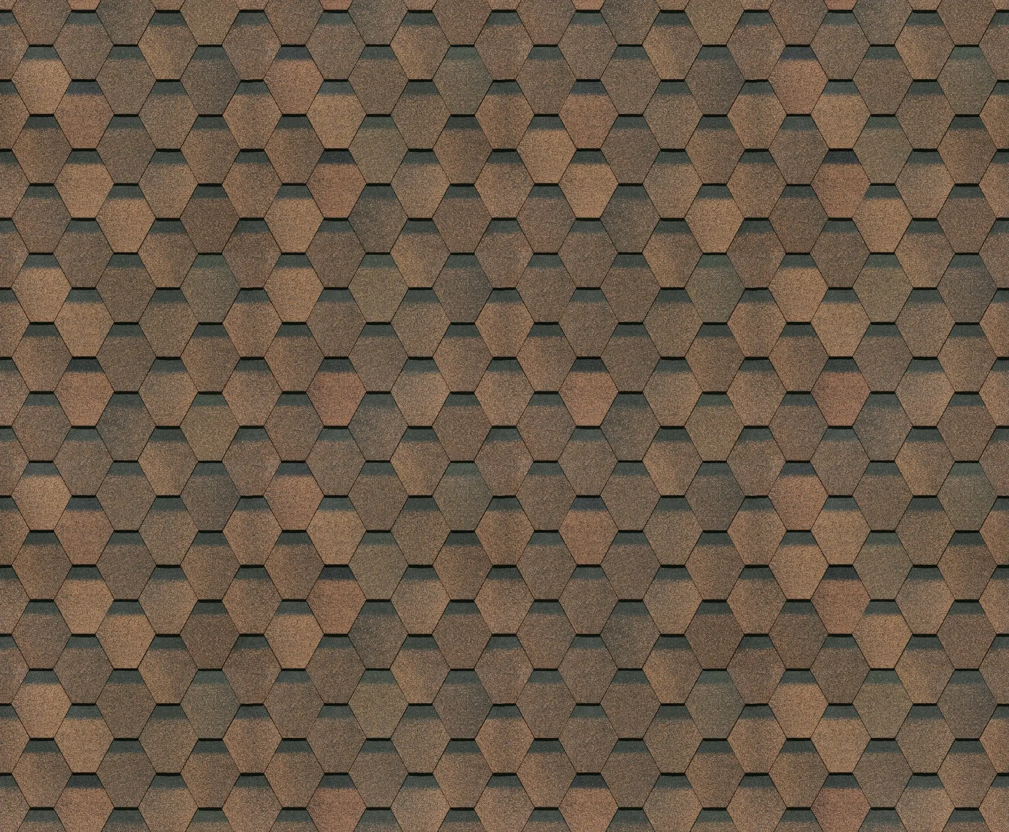 Гибкая черепица Eurasia, Шестигранник Гибкая черепица Eurasia, Шестигранник