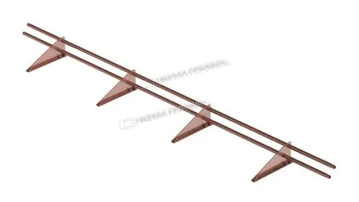 Снегозадержатель трубчатый дл. 3000 мм ROOFRetail Снегозадержатель трубчатый дл. 3000 мм ROOFRetail