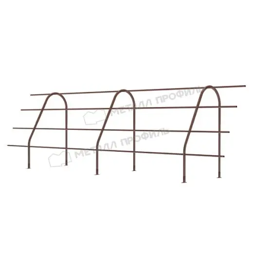 Ограждение кровельное ОК-h1200х3000 мм Ограждение кровельное ОК-h1200х3000 мм