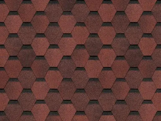 Гибкая черепица Eurasia, Шестигранник Гибкая черепица Eurasia, Шестигранник