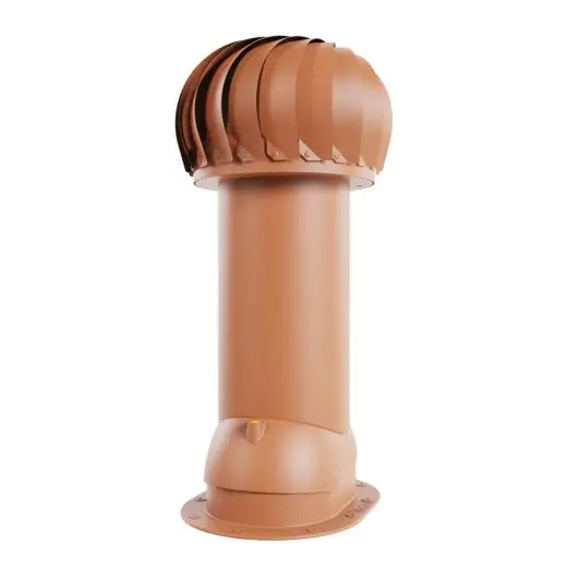 Роторная вентиляция для готовой мягкой и фальцевой кровли